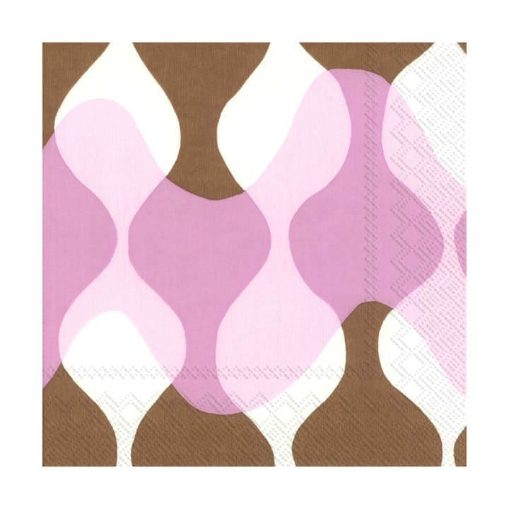 Lokki pergola napkin 33x33 cm 20-pack - Rose - Marimekko