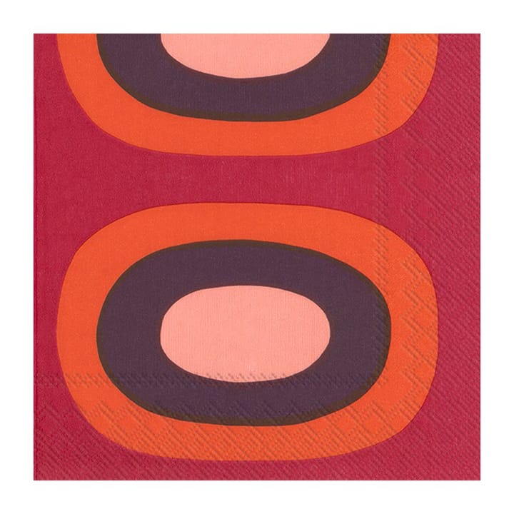 Melooni napkin 33x33 cm 20-pack - Red - Marimekko