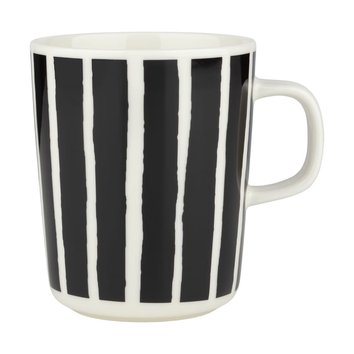 Oiva Piccolo mug 25 cl, White-black Marimekko