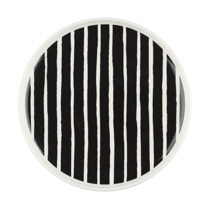 Oiva Piccolo plate Ø20 cm, White-black Marimekko