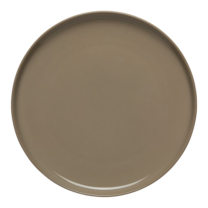 Oiva plate Ø20 cm, brown Marimekko