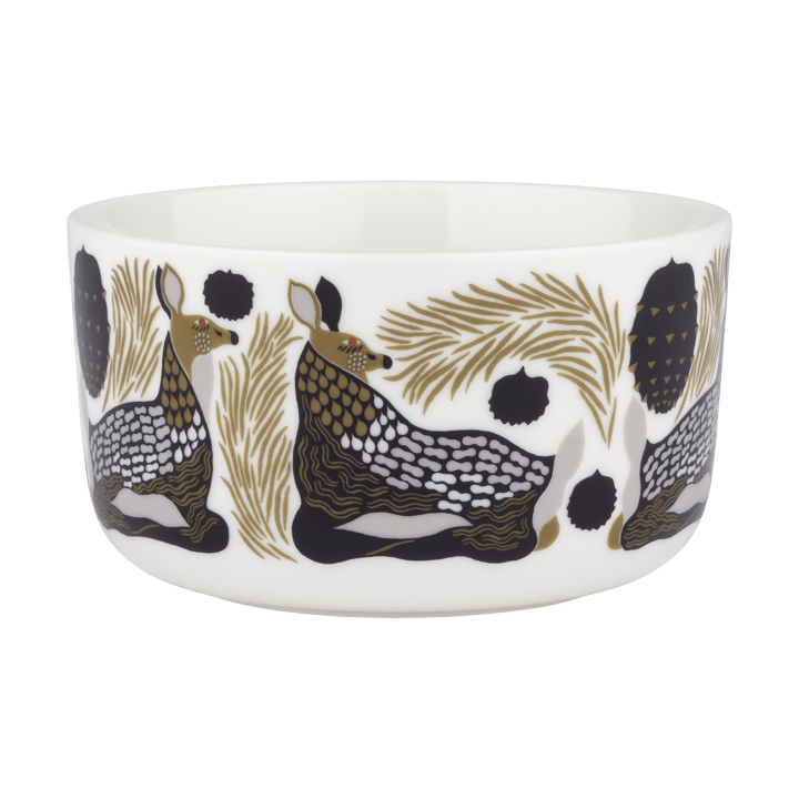 Peura bowl 5 dl, White-coal-mud-light grey Marimekko