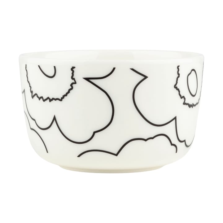 Piirto Unikko bowl 2.5 dl - White-black - Marimekko