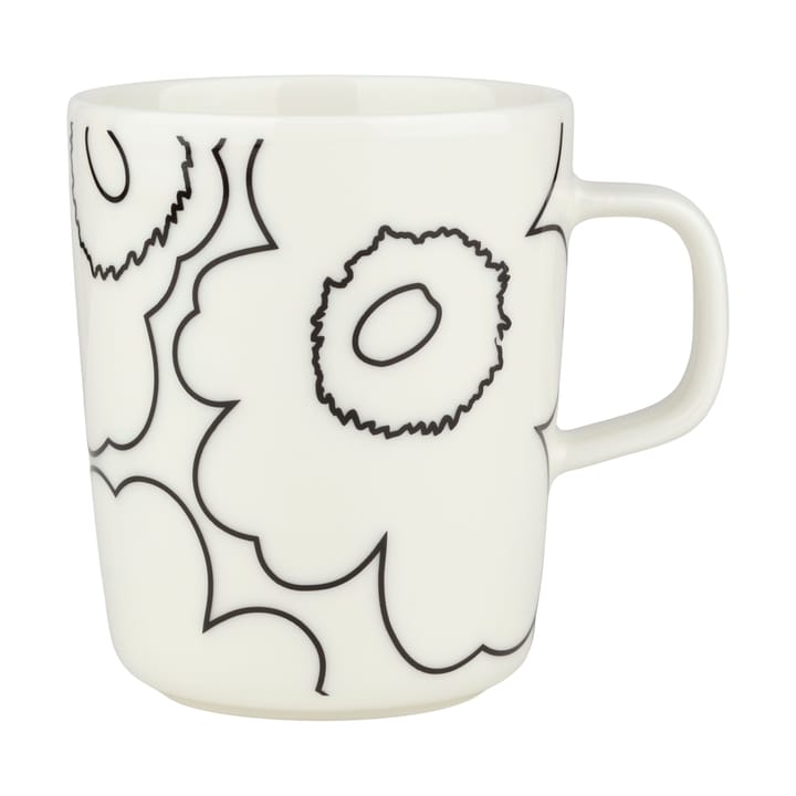 Piirto Unikko mug 2.5 dl - White-black - Marimekko