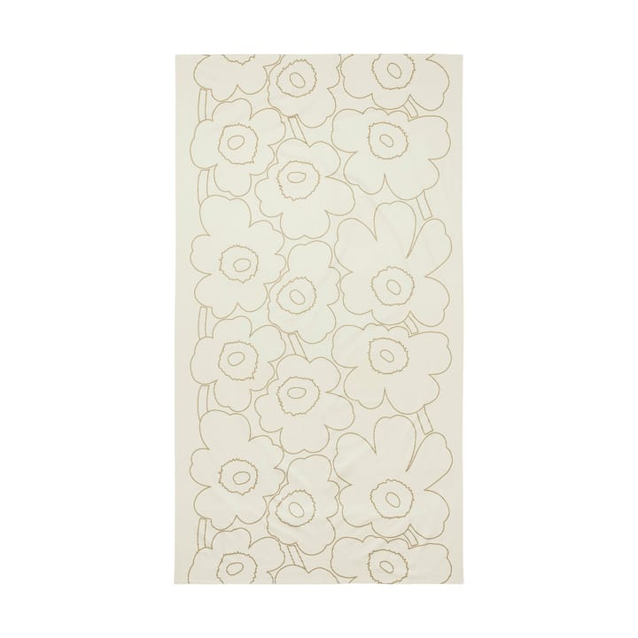 Piirto Unikko tablecloth 135x250 cm - Linen- gold - Marimekko