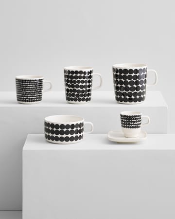 Räsymatto espresso cup - black-white - Marimekko