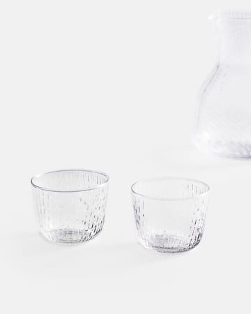 Syksy drinking glass 2 dl 2-pack - Clear - Marimekko