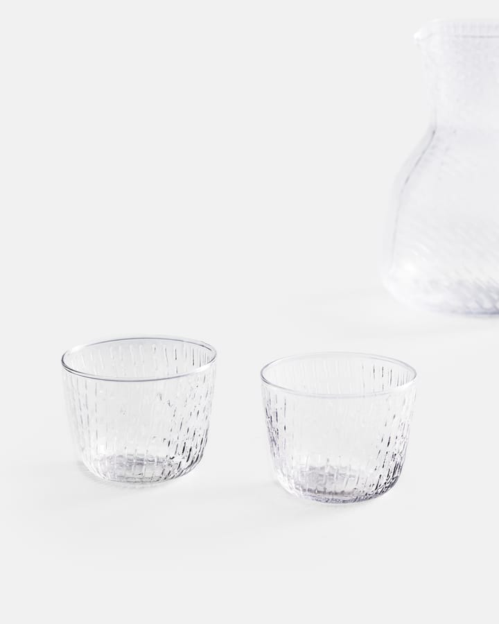 Syksy drinking glass 2 dl 2-pack, Clear Marimekko