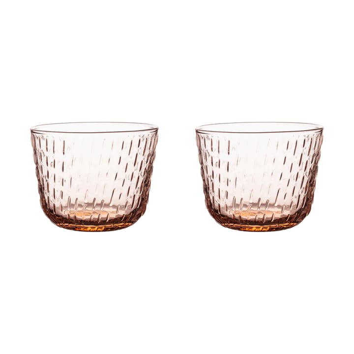 Syksy drinking glass 2 dl 2-pack - Copper - Marimekko