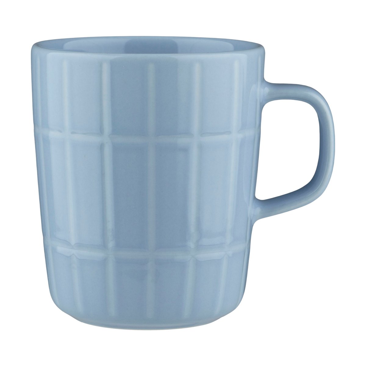 Marimekko Tiiliskivi mug 25 cl Light blue-off white