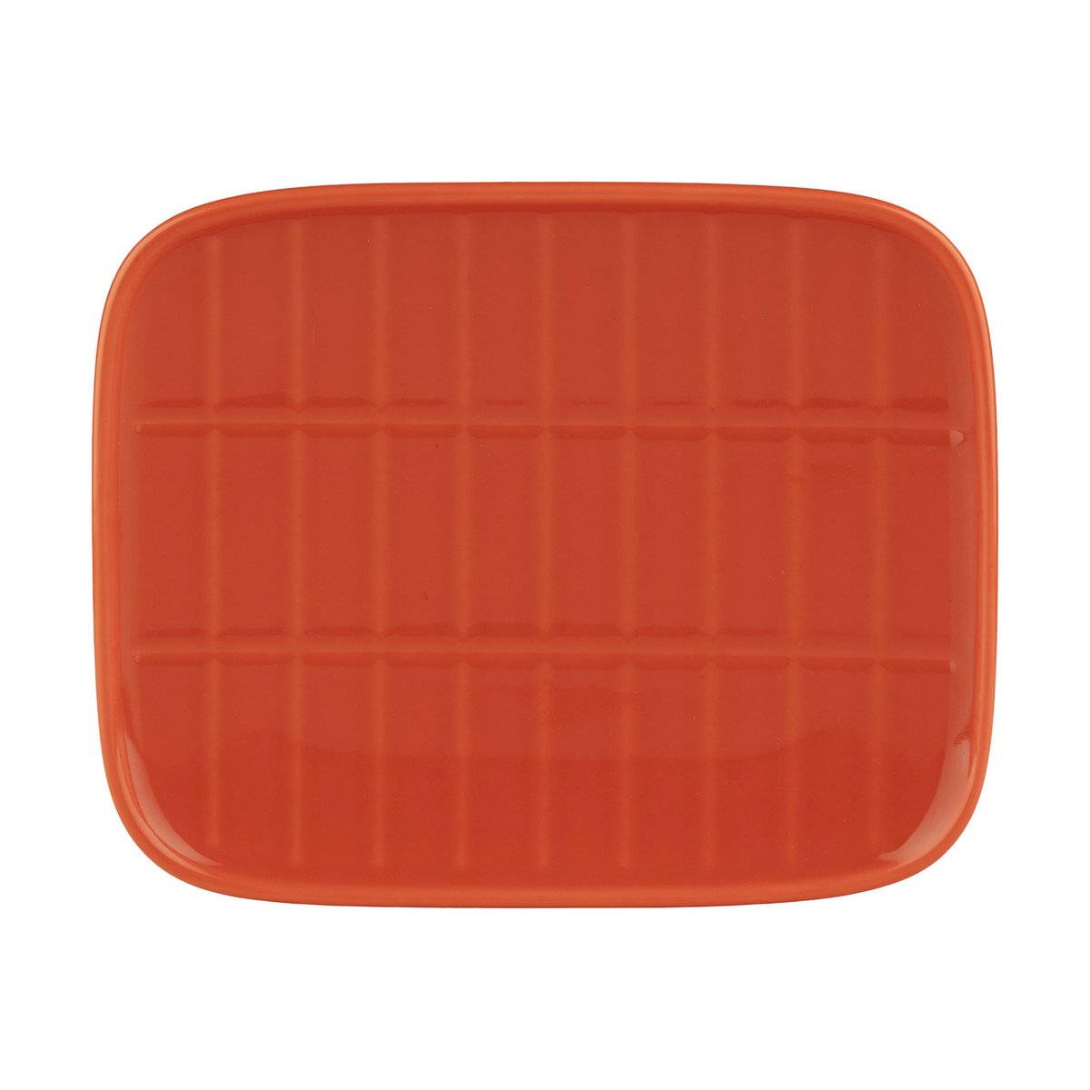 Marimekko Tiiliskivi plate 12x15 cm Orange