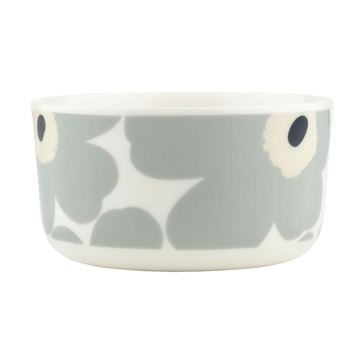 Unikko bowl 5 dl, White-light grey-sand-dark blue Marimekko