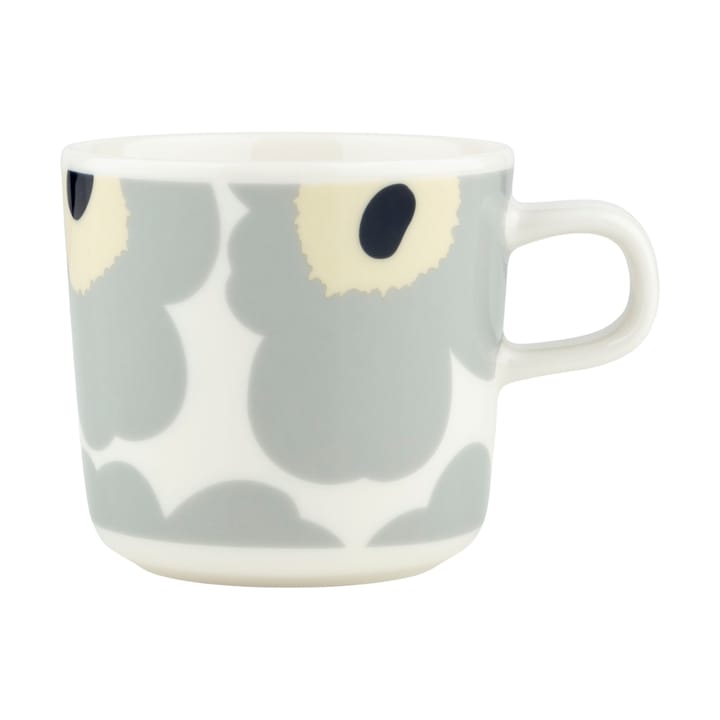 Unikko coffee cup 20 cl, White-light grey-sand-dark blue Marimekko