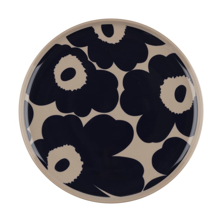 Unikko plate 20 cm, Terra-dark blue Marimekko