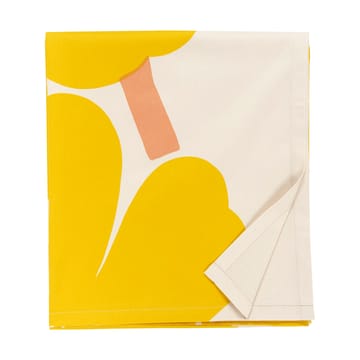 Unikko tablecloth 140x250 cm - Cotton-yellow-pink - Marimekko