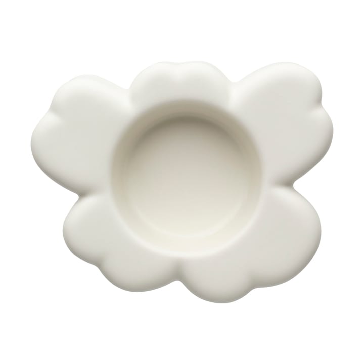 Unikko tealight holder 3x10 cm - Matte white - Marimekko