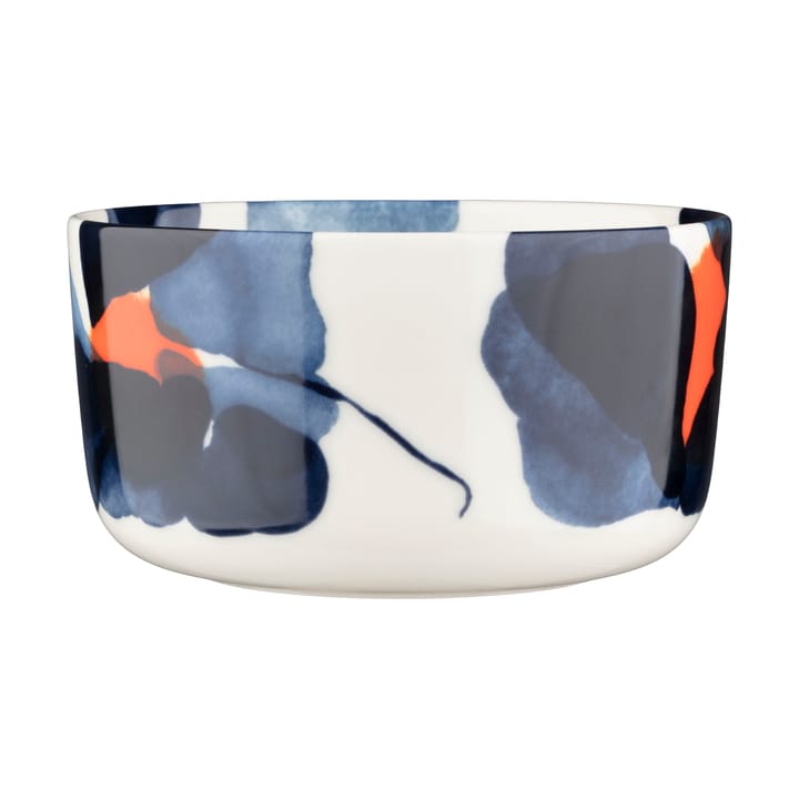 Valssi bowl 5 dl - White-dark blue-orange - Marimekko