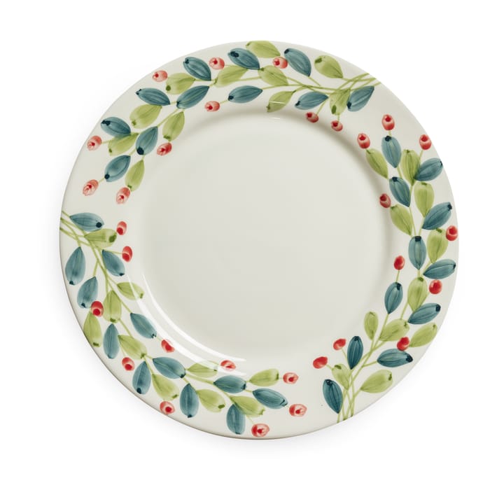 Basic Christmas serving plate Ø37.5 cm, White-multi Mateus