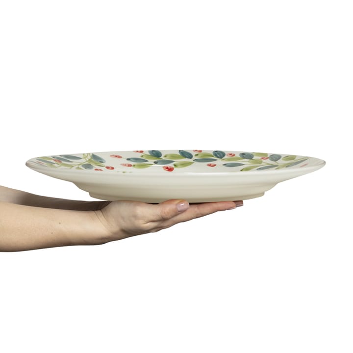 Basic Christmas serving plate Ø37.5 cm, White-multi Mateus