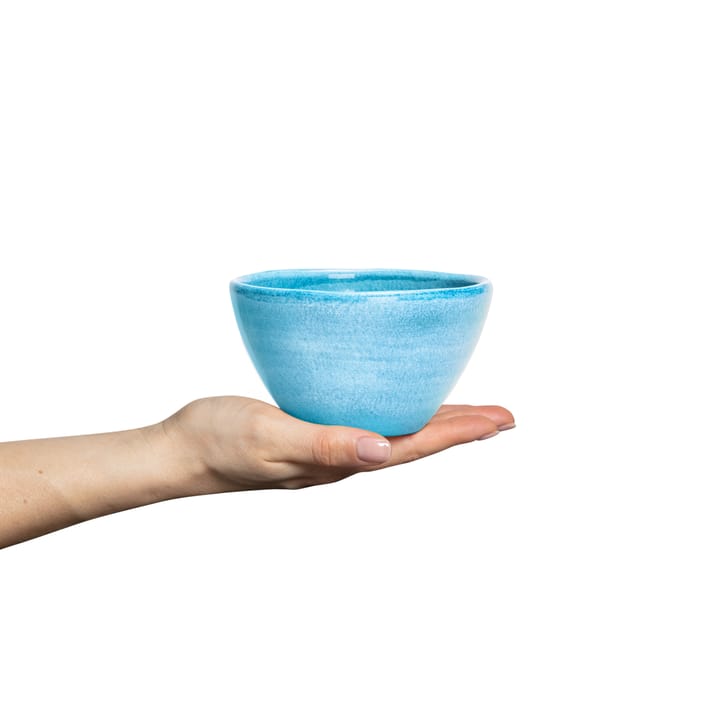 Basic organic bowl 12 cm, Turquoise Mateus