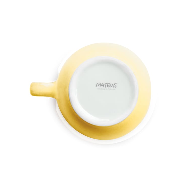 Basic organic mug 60 cl, Yellow Mateus