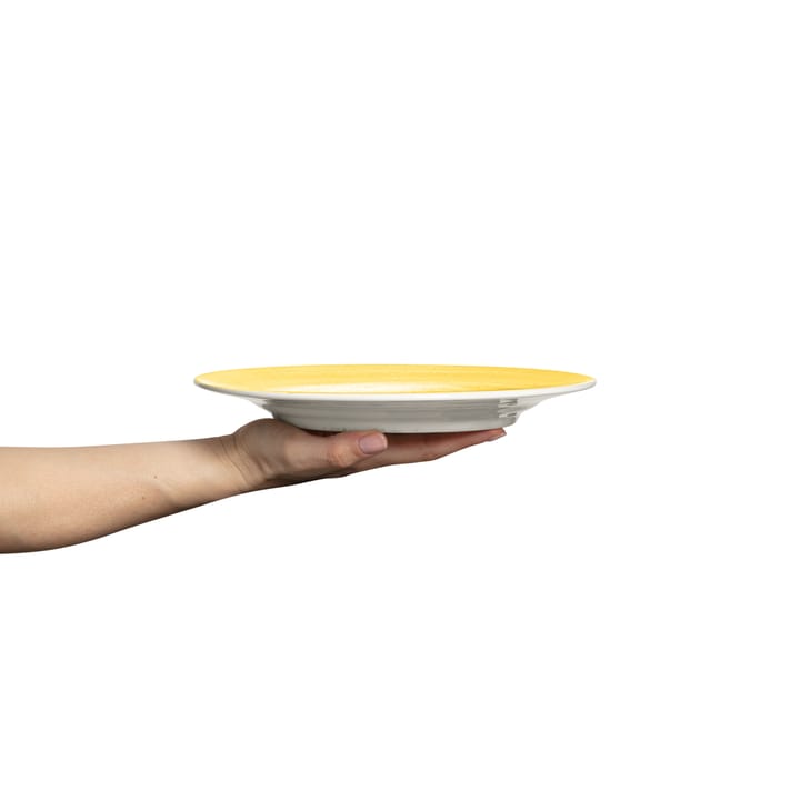 Basic plate 25 cm, Yellow Mateus