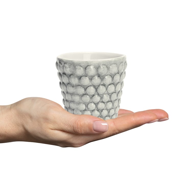 Bubbles espresso cup 10 cl, Grey Mateus