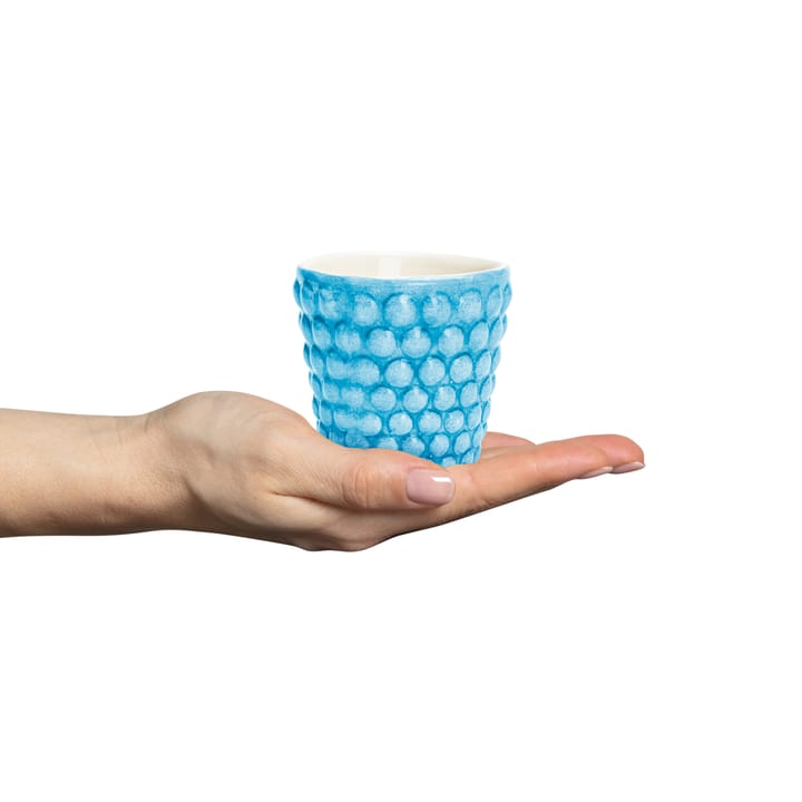 Bubbles espresso cup 10 cl, Turquoise Mateus