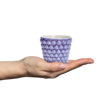 Bubbles espresso cup 10 cl - Violet - Mateus