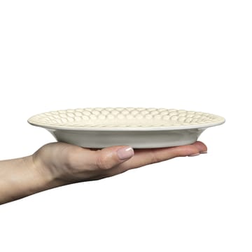 Bubbles oval plate 20 cm - Sand - Mateus