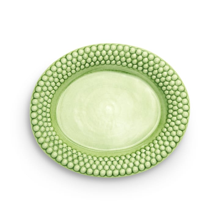 Bubbles oval saucer 35 cm - Green - Mateus