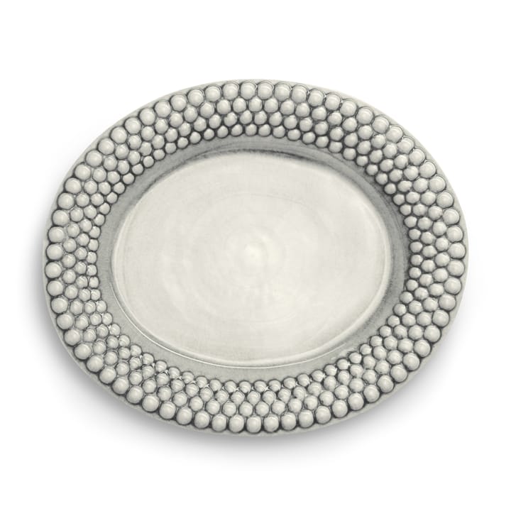 Bubbles oval saucer 35 cm - Grey - Mateus