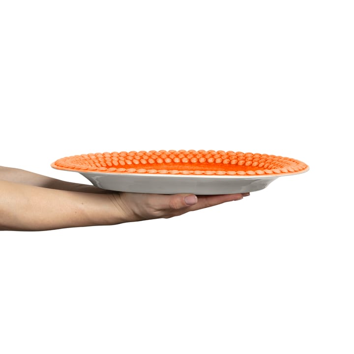 Bubbles oval saucer 35 cm, Orange Mateus