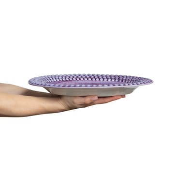 Bubbles oval saucer 35 cm - Violet - Mateus