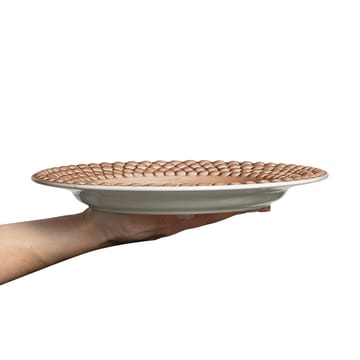 Bubbles plate 28 cm - cinnamon - Mateus