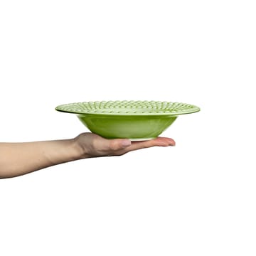 Bubbles soup plate 25 cm - Green - Mateus