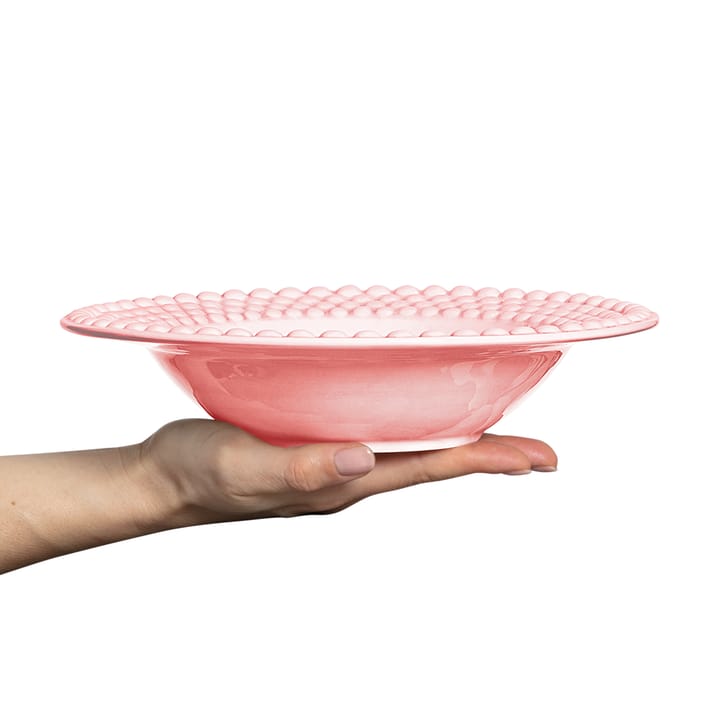 Bubbles soup plate 25 cm, light pink Mateus