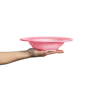 Bubbles soup plate 25 cm - Pink - Mateus