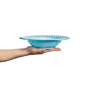 Bubbles soup plate 25 cm - Turquoise - Mateus