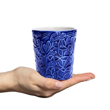 Lace mug 30 cl - Blue - Mateus