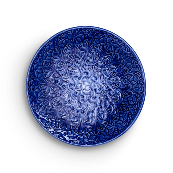 Lace plate 20 cm, Blue Mateus