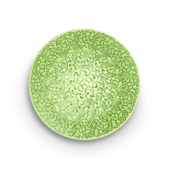 Lace plate 20 cm, Green Mateus