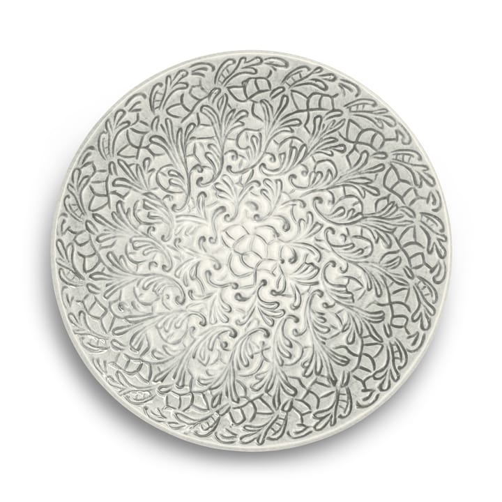 Lace plate 20 cm, Grey Mateus