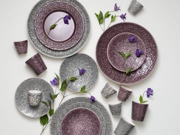 Lace plate 20 cm - Plum - Mateus