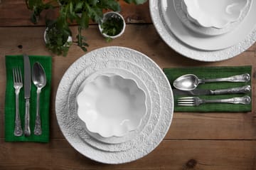 Lace plate 20 cm - White - Mateus