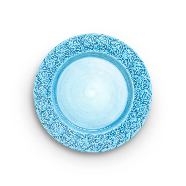 Lace plate 25 cm, Turquoise Mateus