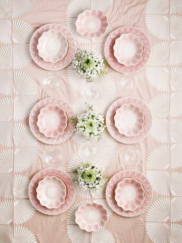 Lace plate 32 cm - Light pink - Mateus