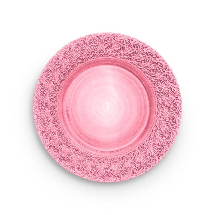 Lace plate 32 cm - Pink - Mateus