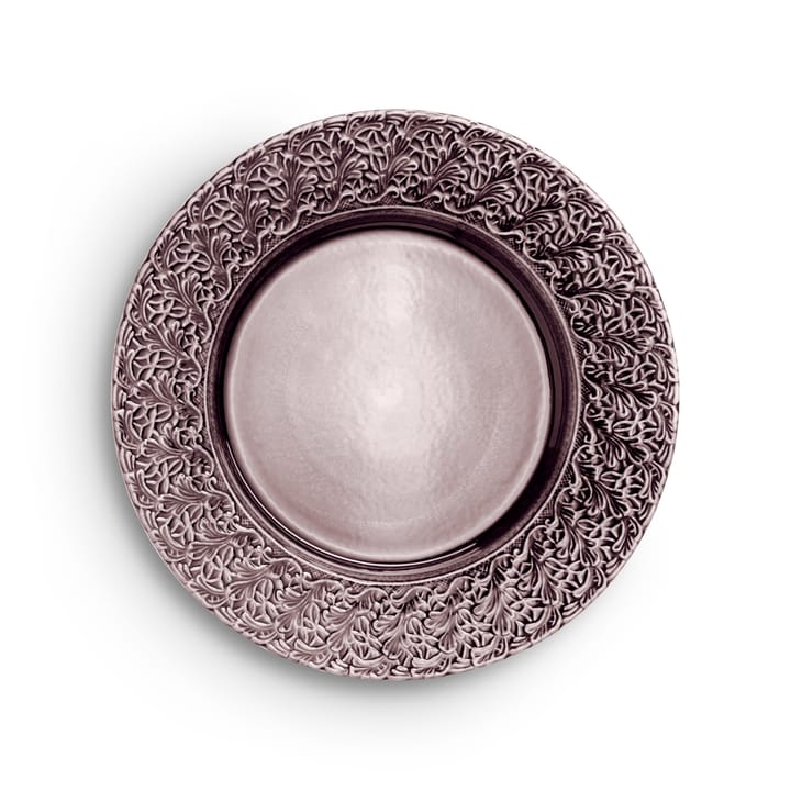 Lace plate 32 cm - Plum - Mateus