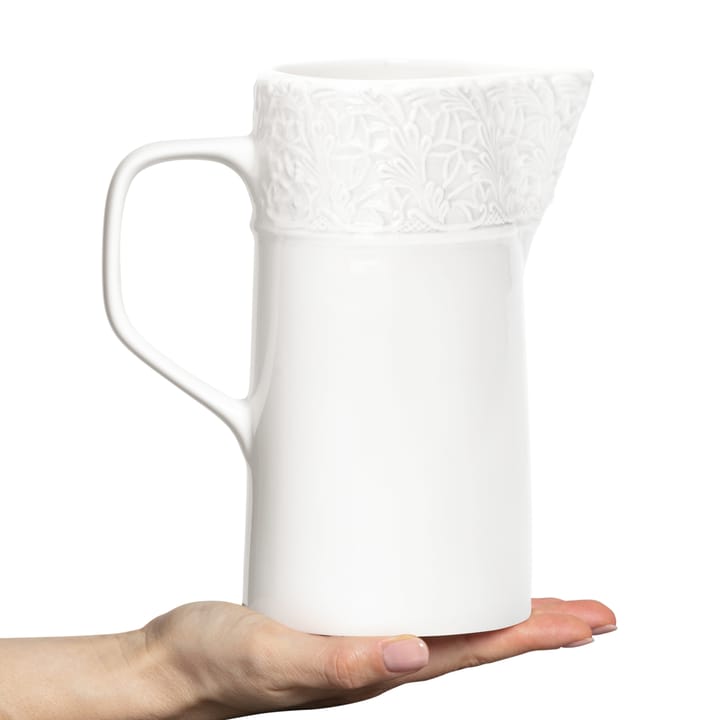 Lace pot 1.2 l, White Mateus